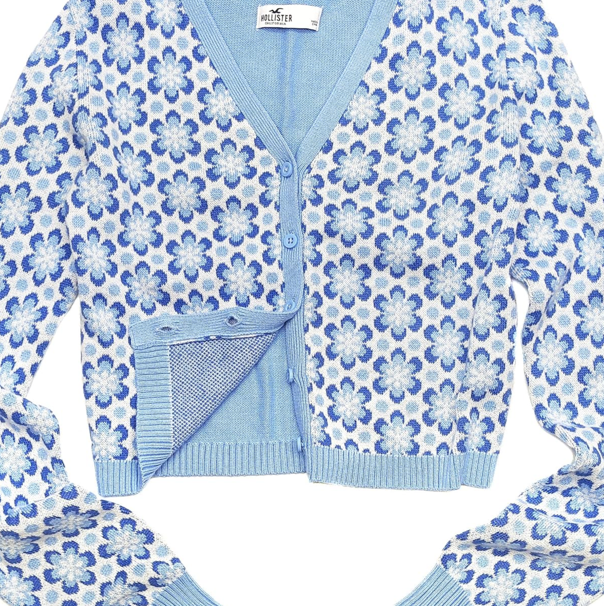 Hollister Women's Soft Knit Crop Sweater or Cardigan How-8