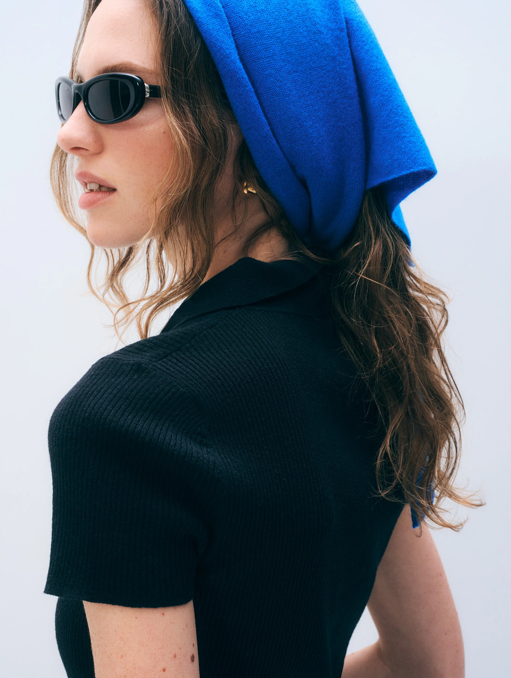 Cashmere Neckerchief | Bright Azure