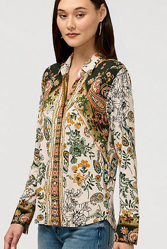 THE JANIE FAVORITE BUTTON FRONT SHIRT