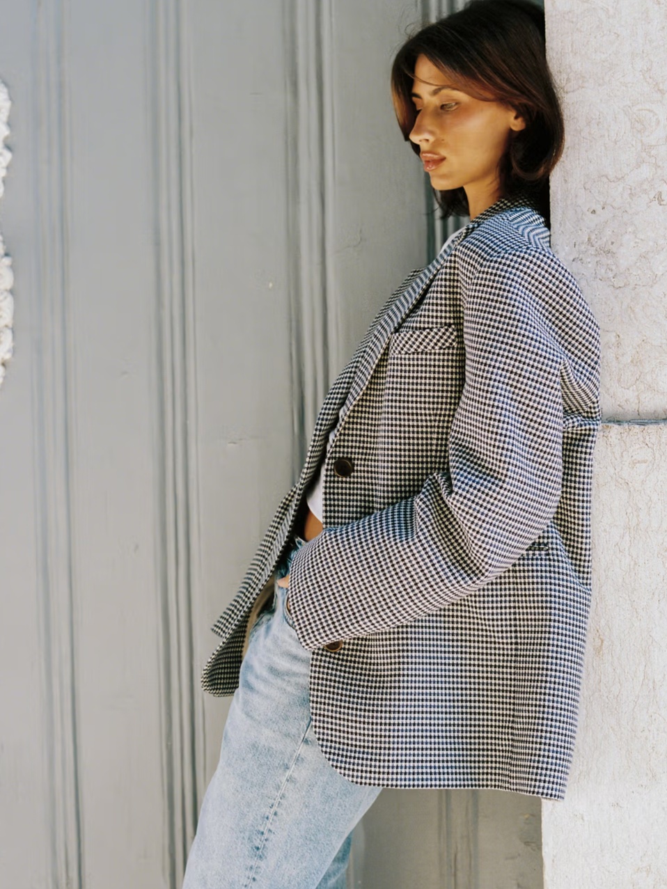Weekend Blazer Deep Blue