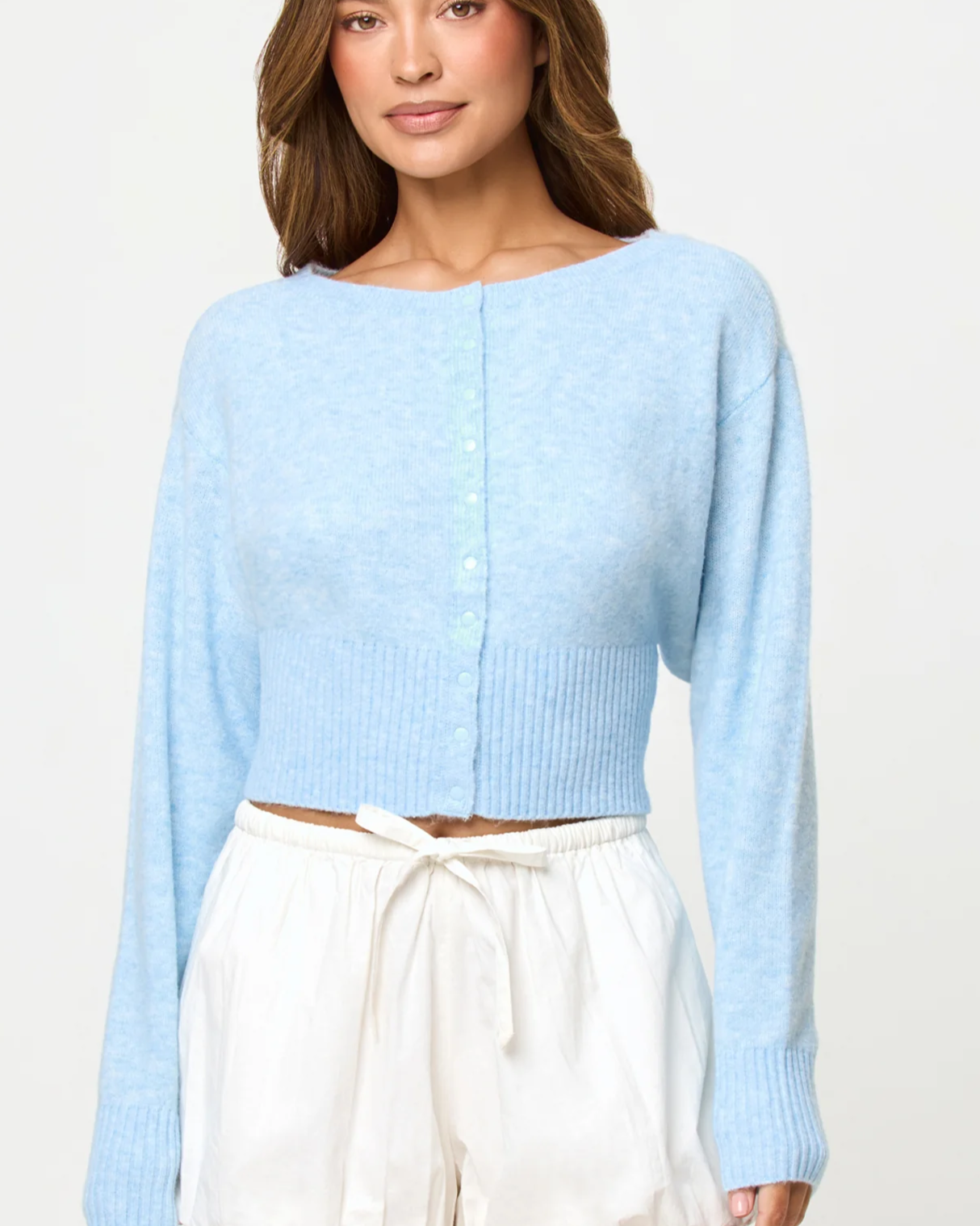 In The Moment Cardigan - Sky Blue