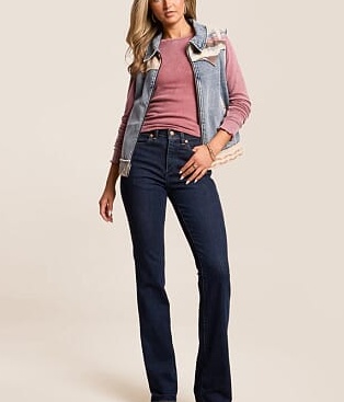 Wrangler® Dallas High Rise Boot Stretch Jean