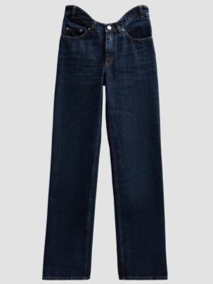 Curvy Waist Straight-Leg Jeans