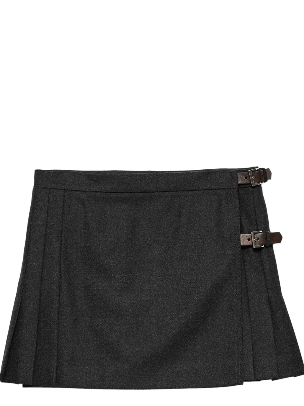 Prada Re-Wool Miniskirt