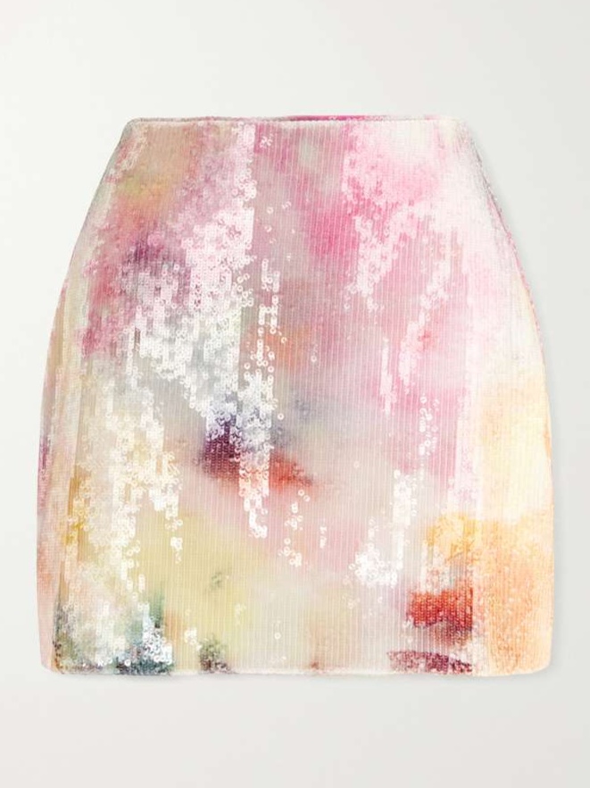 Sybilla sequined mini skirt