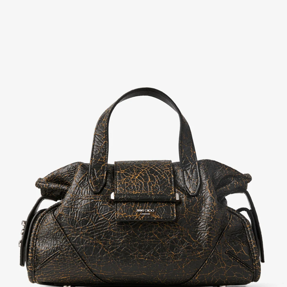 Bar Holdall Small Black / Caramel / Silver