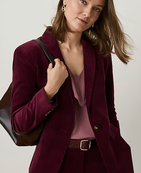 The Longline Blazer in Corduroy