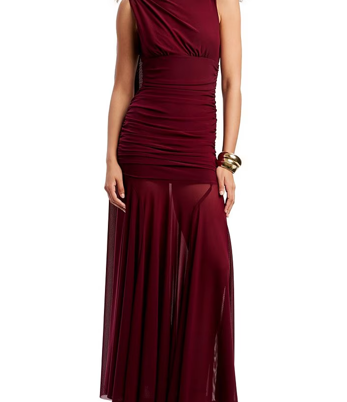 Alverie Mesh Maxi Dress