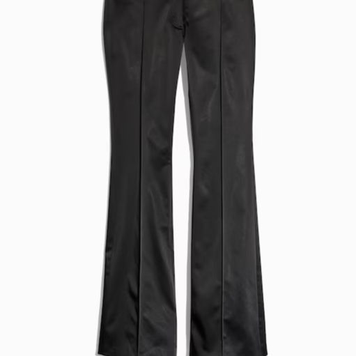 Stretch acetate duchesse pants