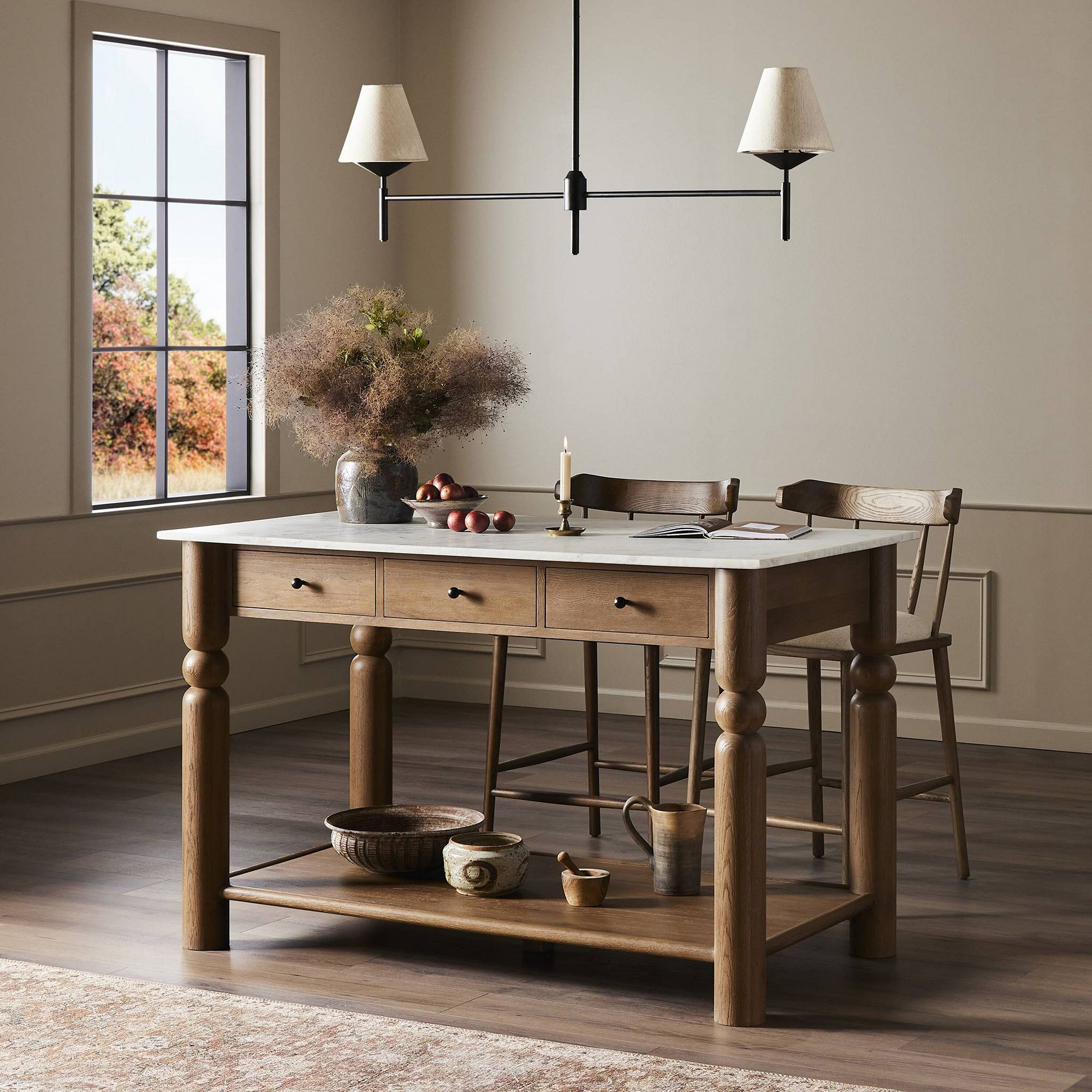Babette Kitchen Island (58")