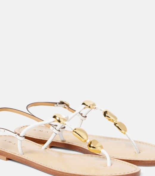 Nairobi leather thong sandals