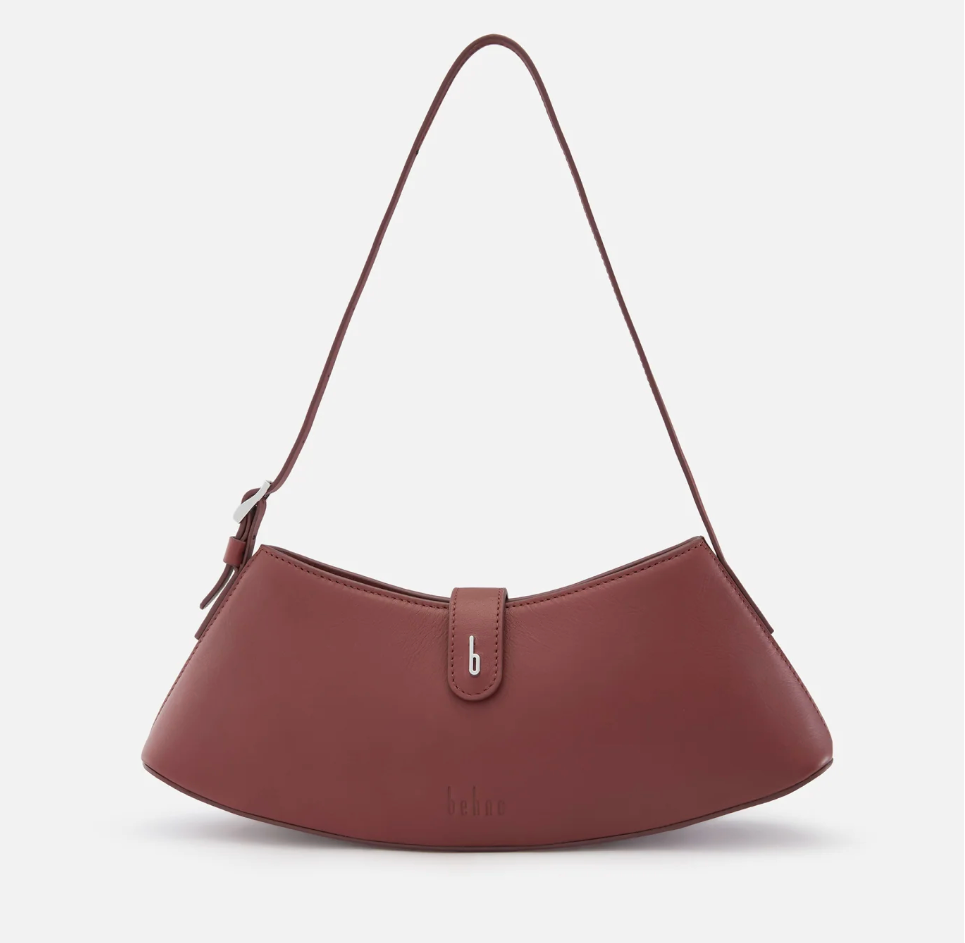 RUTH MINI SHOULDER BAG NAPPA BRICK