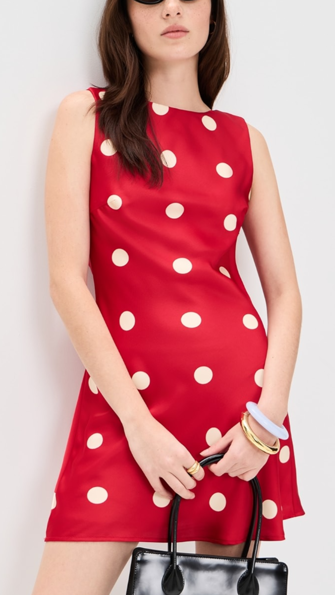 Polka Dot Mini Dress