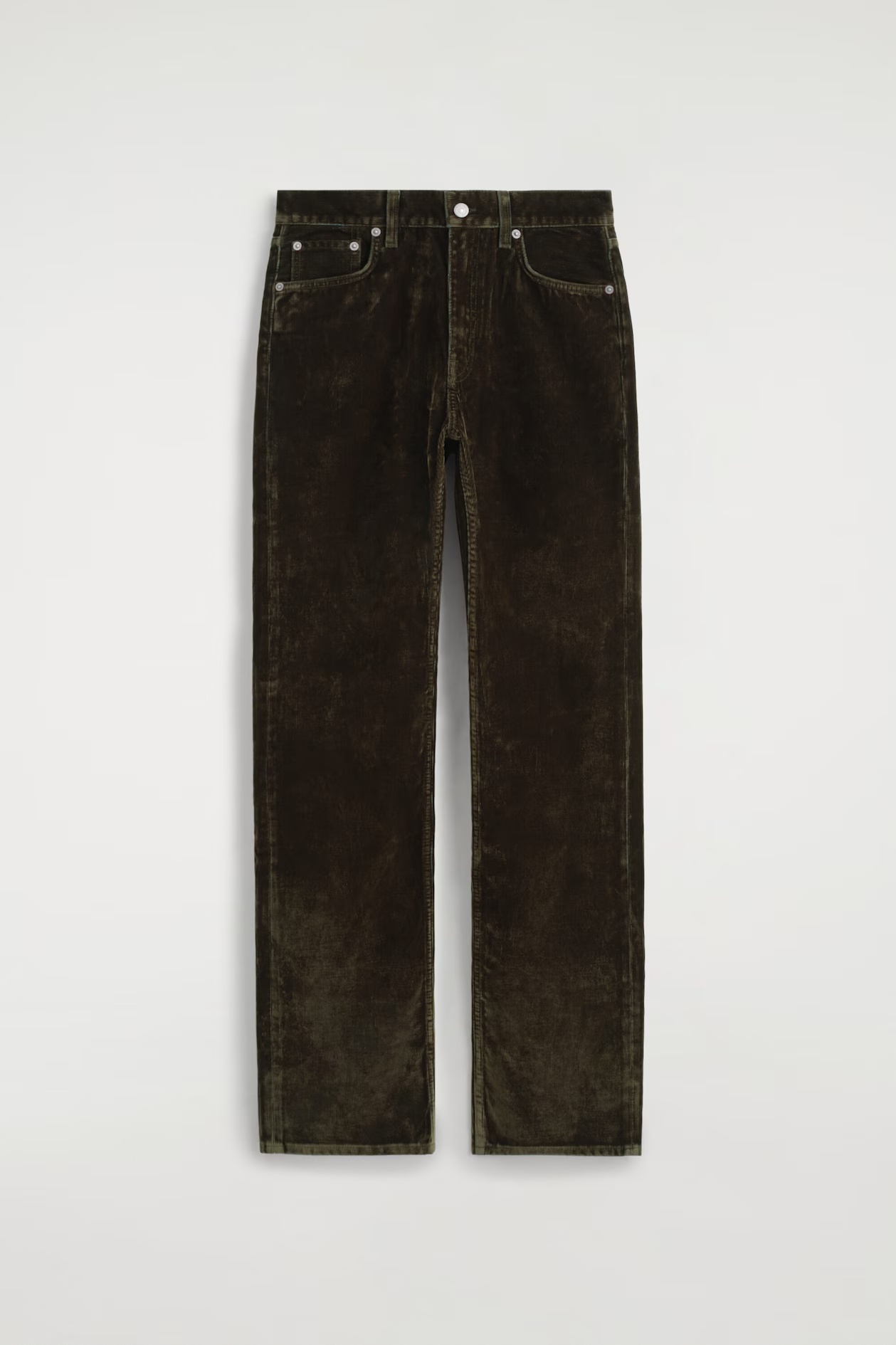 CORDUROY STRAIGHT-LEG JEANS