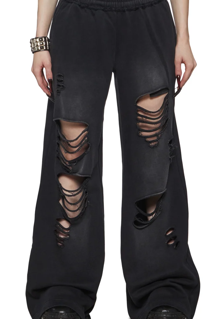 Loved & Distressed Baggy Sweatpants