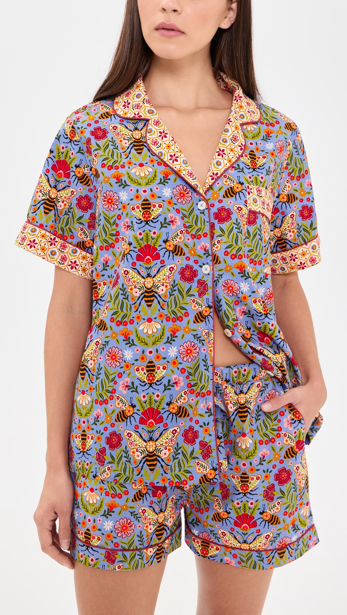 Bee Tapestry Short PJ Set