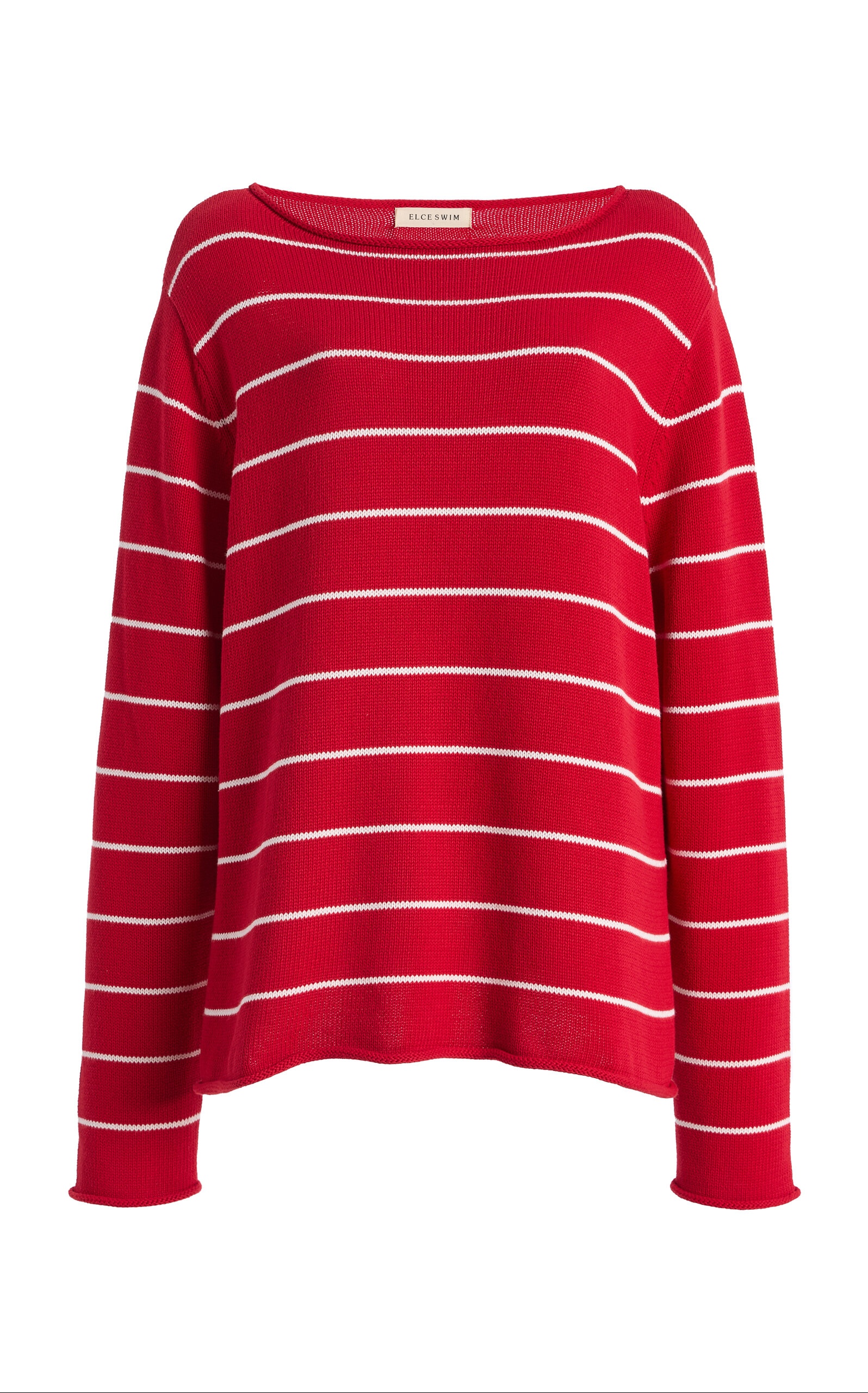 Manon Striped Cotton Sweater