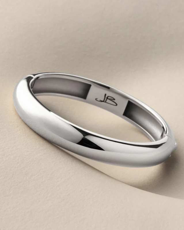 Gia Mega Bangle - Silver
