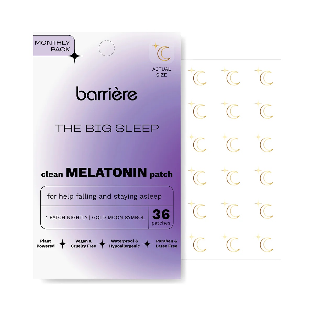 The Big Sleep Clear Melatonin Patch