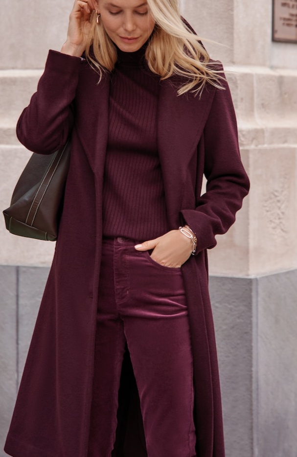 Classic Wool-Blend Coat
