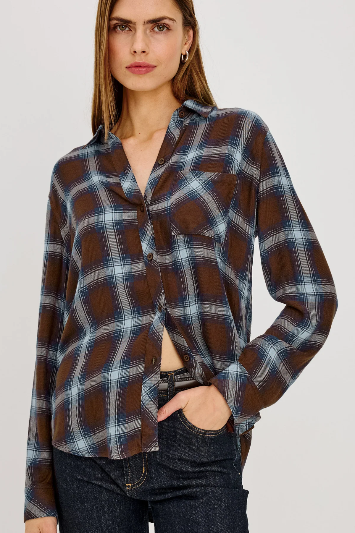 Hunter Shirt - Espresso Indigo