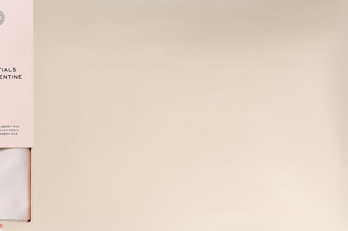 Queen Silk Pillowcase by Clementine Essentials, Champagne, GOTS Organic