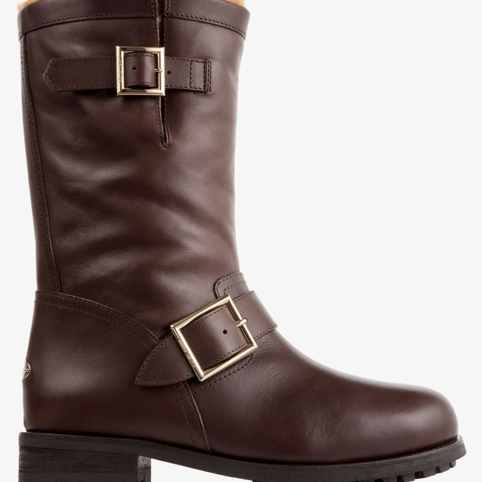 Biker Mid Shearling Chocolate / Teddy