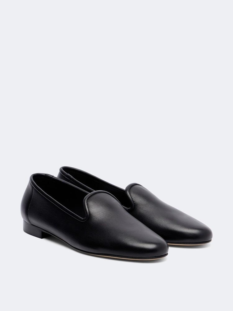 Leather loafers
