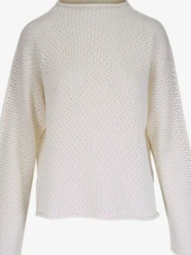 Open-knit sweater