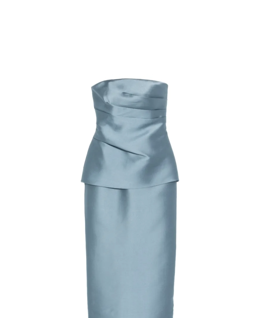Lucille strapless maxi dress