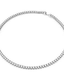 Matrix Crystal Tennis Necklace, 16.4"