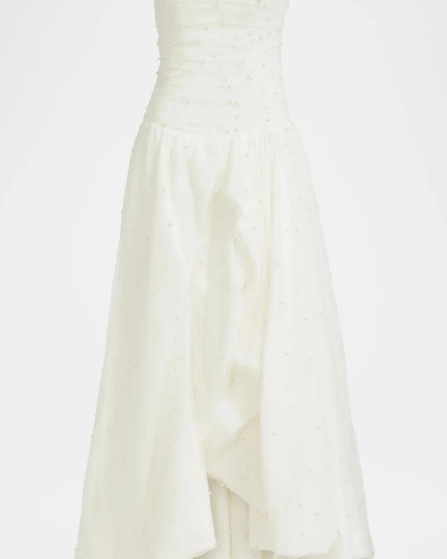 Juniper Strapless Tulle Overlay Gown