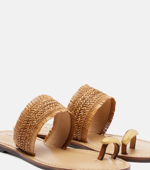 Shela woven leather sandals