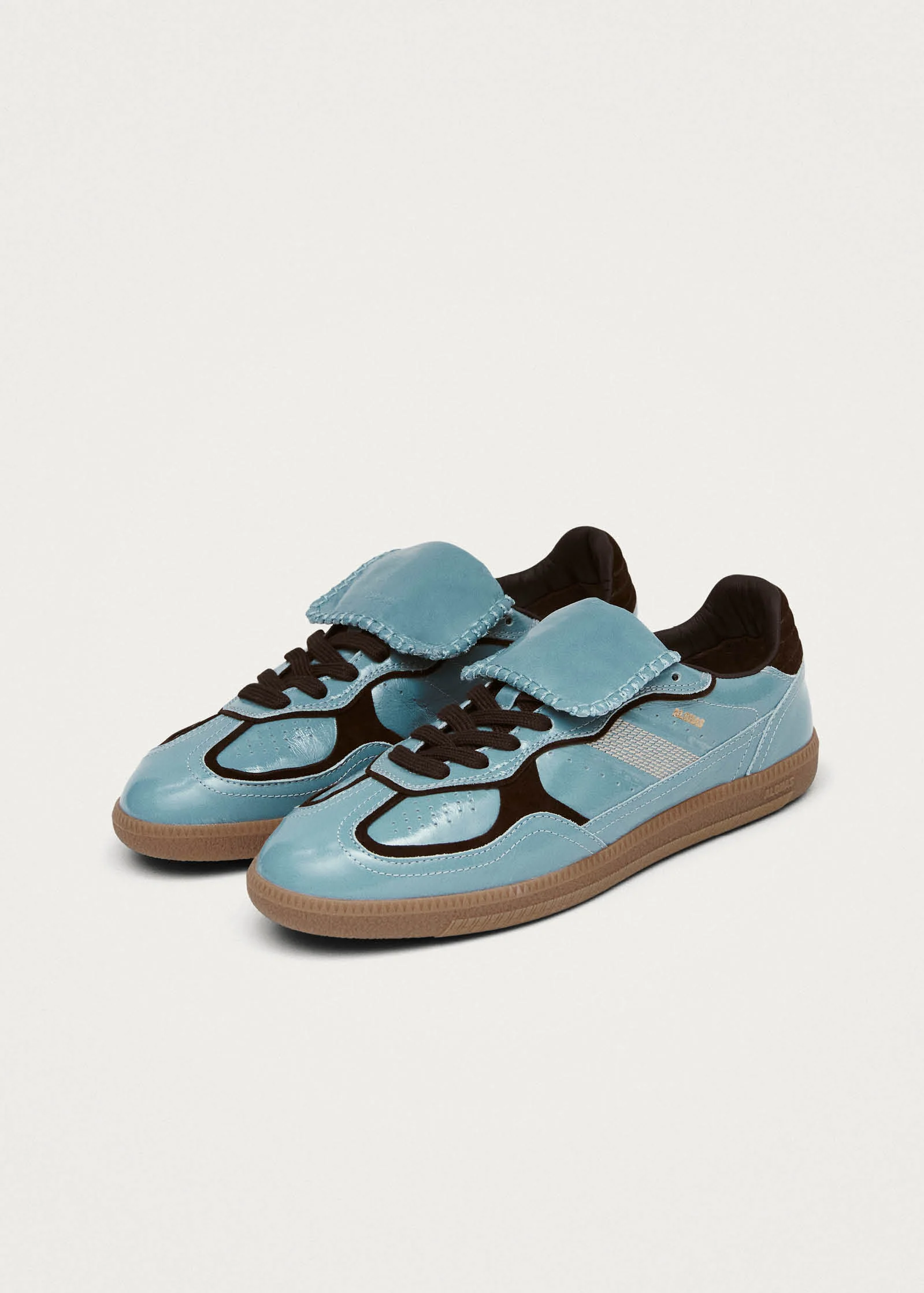 Club Grey Blue Patent Leather Sneaker