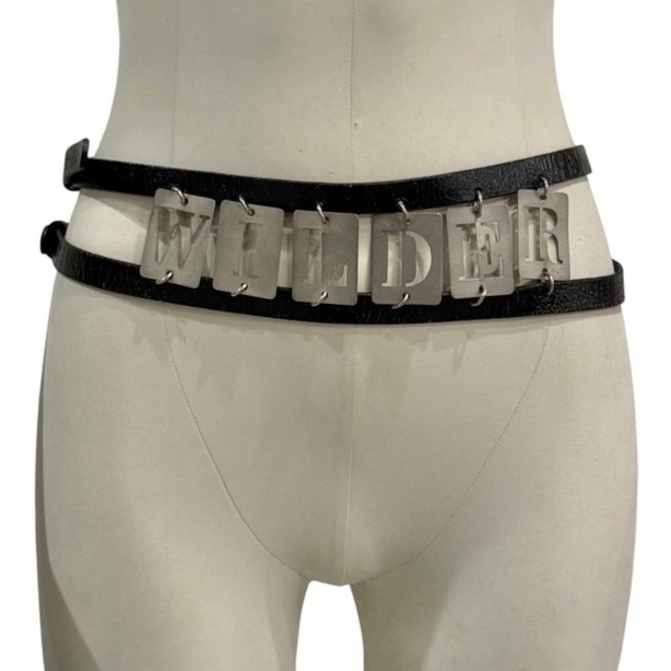 S/S2003 Ann Demeulemeester "Wilder" leather belt