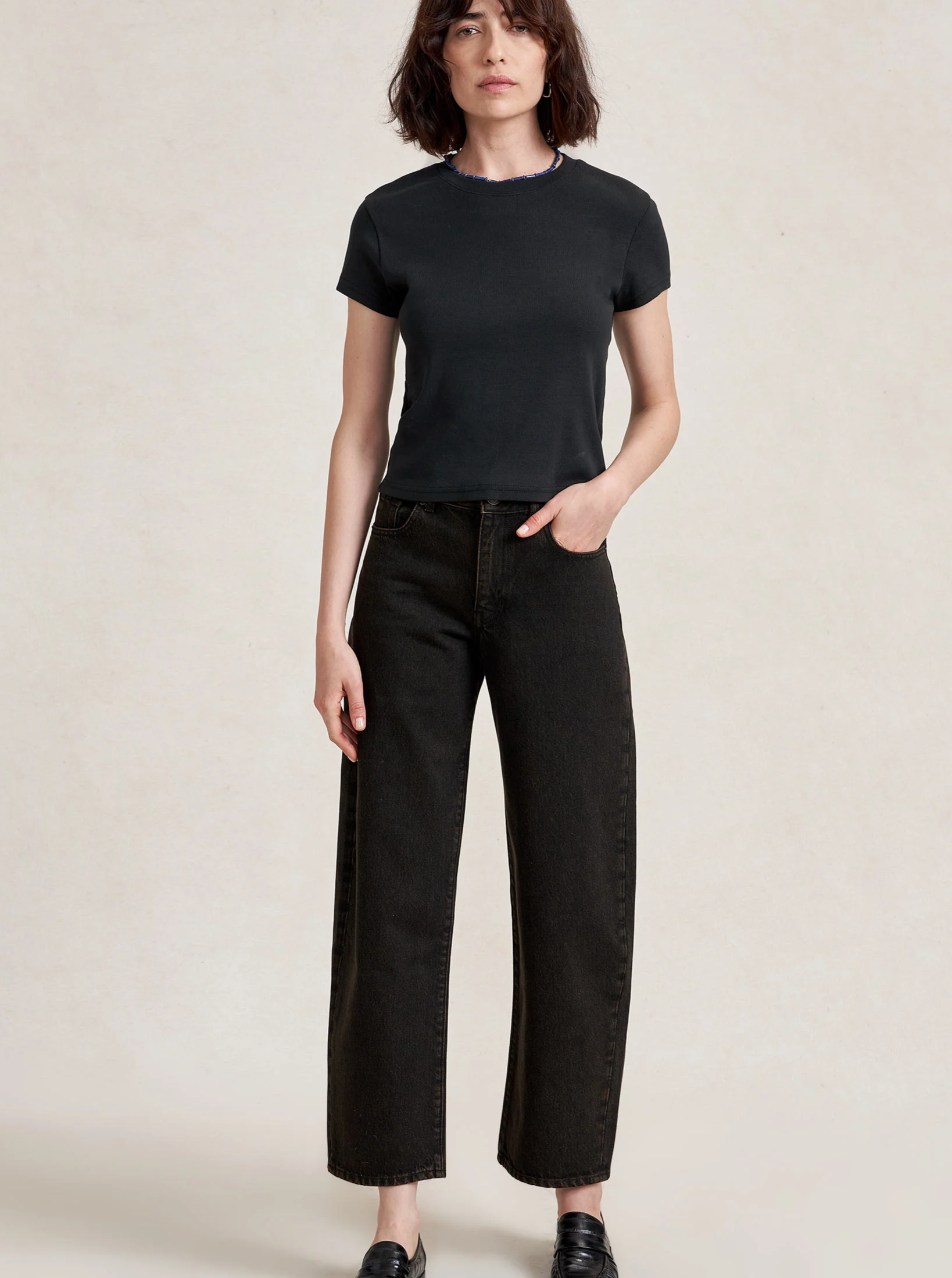 Marilyn Mid-Rise Barrel Jean