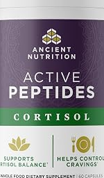 Active Peptides Cortisol Support Capsules, 60 Count