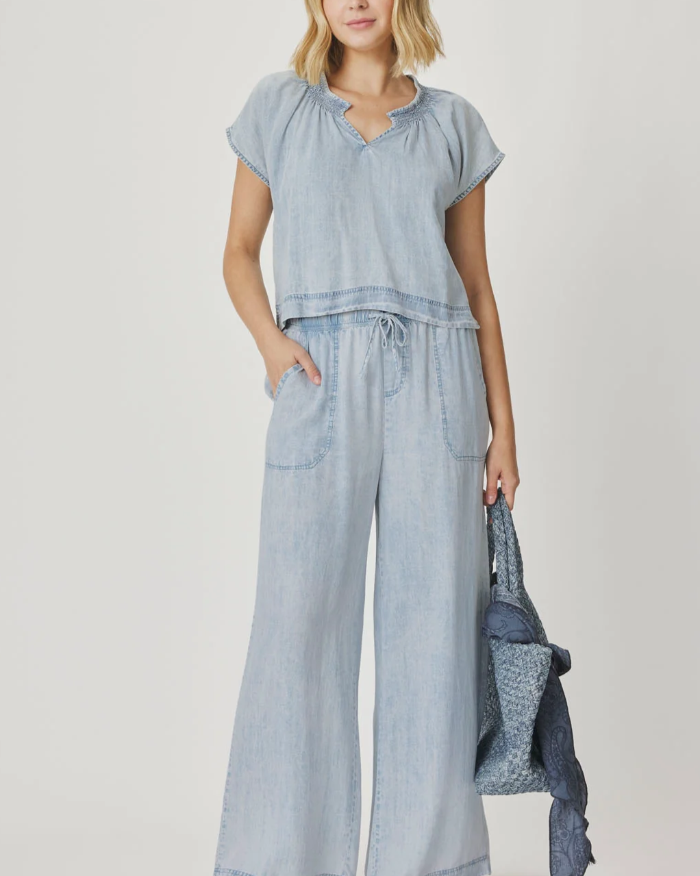 Meadow Indigo Top