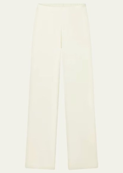 Cotton-Cashmere Wide-Leg Lounge Pants