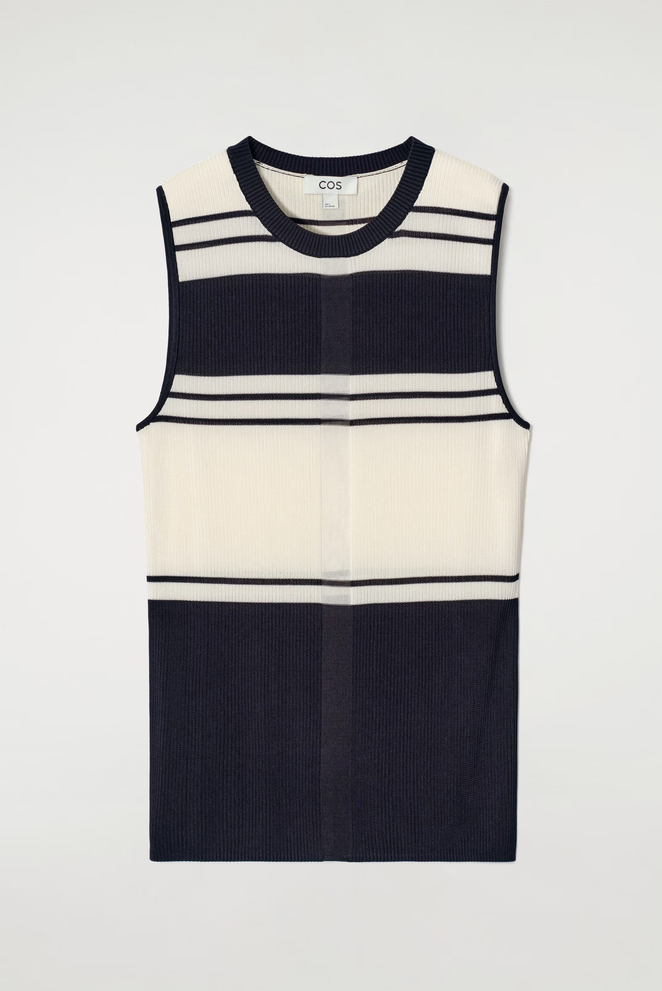 RIBBED-KNIT TANK TOP