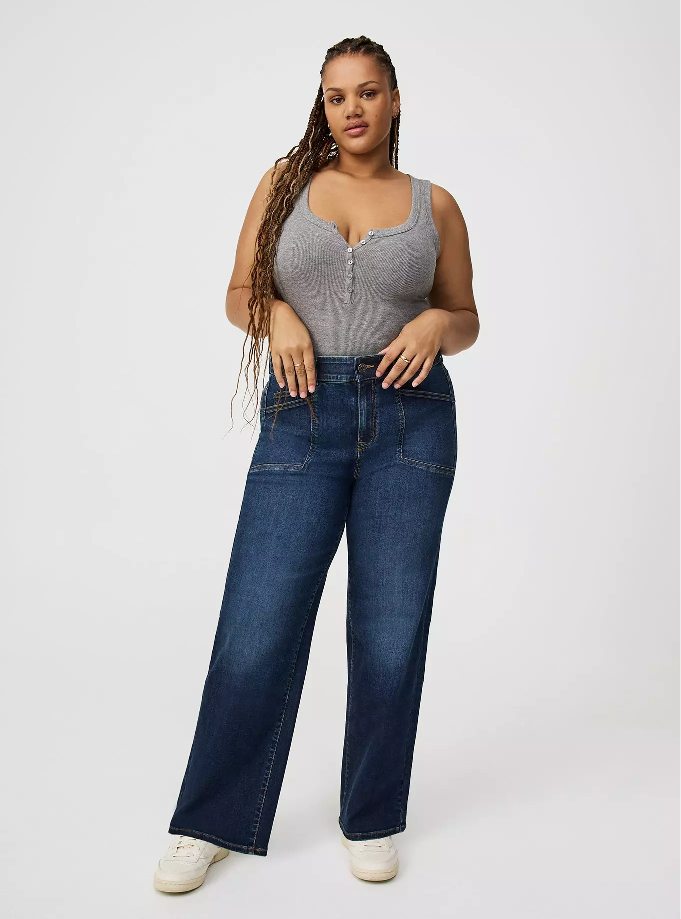 Bombshell Wide-Leg High-Rise Jeans