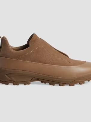 Suede Triple Stitch Monte Sneakers - Dark Beige
