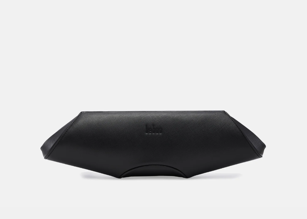 ELIZABETH BAGUETTE CLUTCH SAFFIANO BLACK