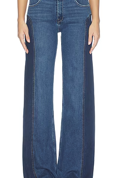 Lexi Seamed Wide Leg Jeans