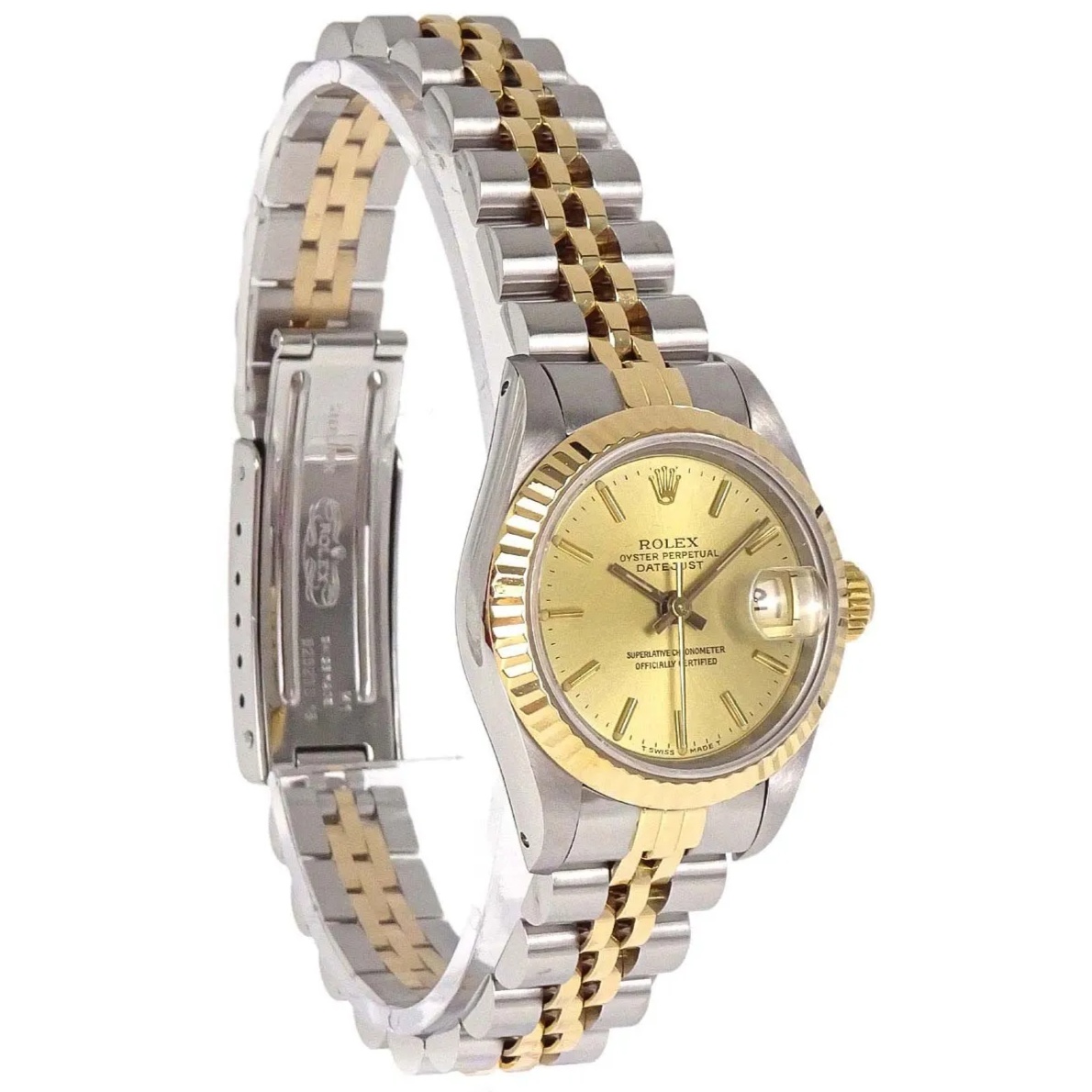 Rolex Oyster Perpetual Datejust Automatic Stainless Steel And Yellow Gold Watch