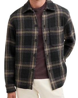 Chunky Twill Cotton Plaid Jacket