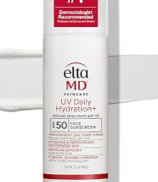 UV Daily Hydration+ Untinted Face Sunscreen, SPF 50, 1.7oz