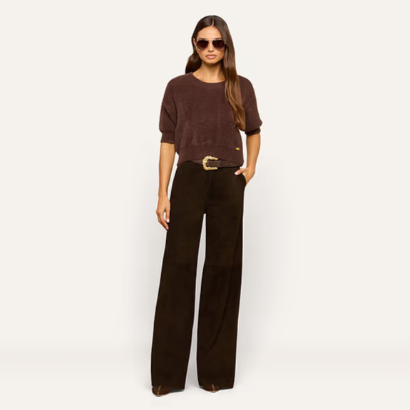 Livvy Suede Trouser