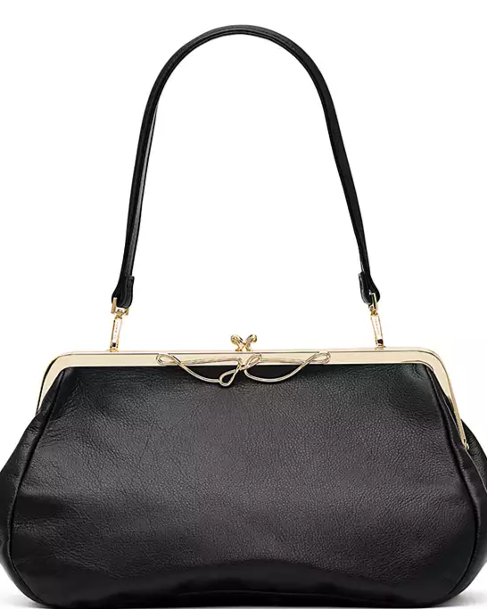 Vivienne Leather Convertible Clutch