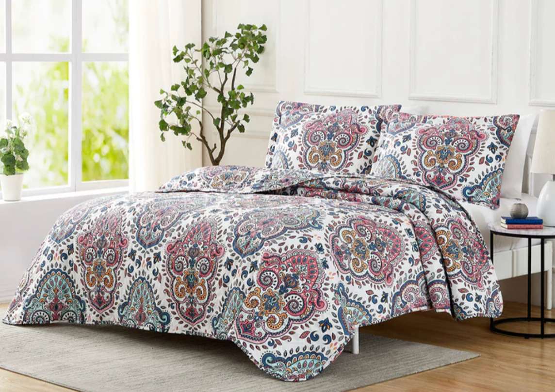 ShopBobbys Laguna Izmir 3-Piece Reversible Quilt Set